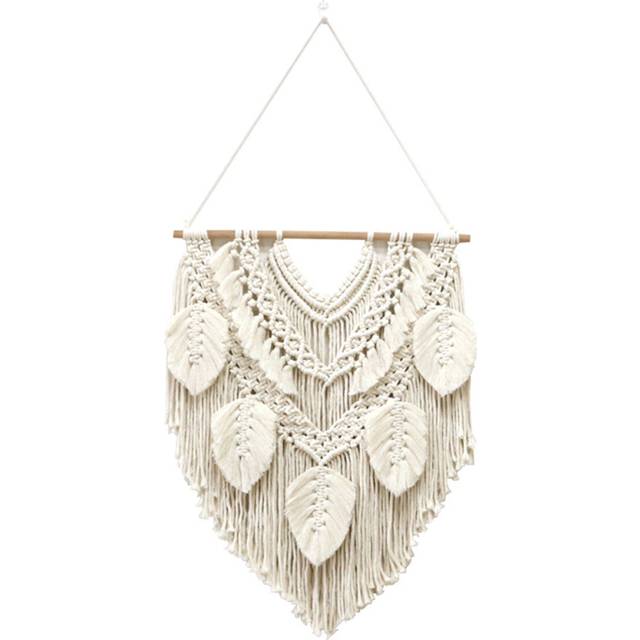 Bohemian Handmade Wall Art Tapestries Boho Macrame Wall Decor Chic Tapestry Hand Woven Pendant for