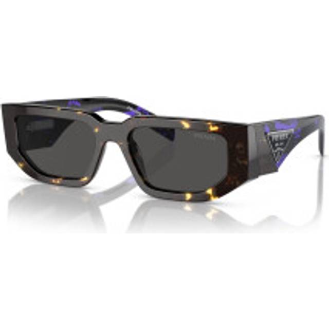 Prada Man PR 09ZS  16R5S0 Sunglasses Acetate Brown Grey Squared Normal