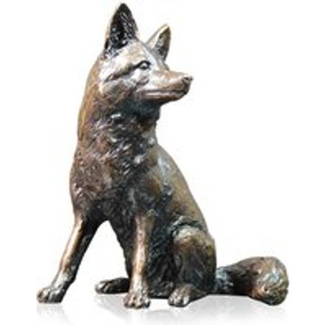 Art In Bronze Fox Sitting Figurine