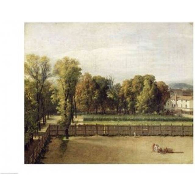 View of The Luxembourg Gardens in Paris 1794 Poster Print by Jacques-Louis David - 36 x 24 in. - Large