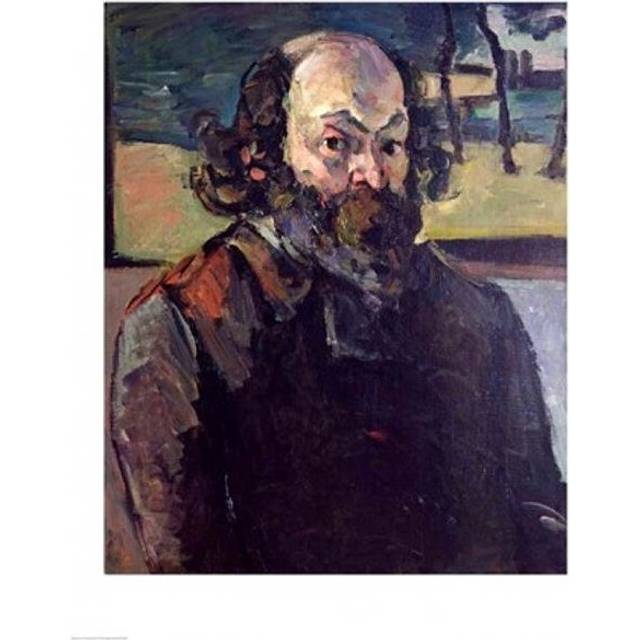Self Portrait Poster Print by Paul Cezanne - 24 x 36 in. - Large