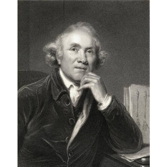 John Hunter 1728-1793 British Surgeon Founder of Pathological Anatomy In England From The Book Gallery of Portraits Poster Print, Large - 26 x 34