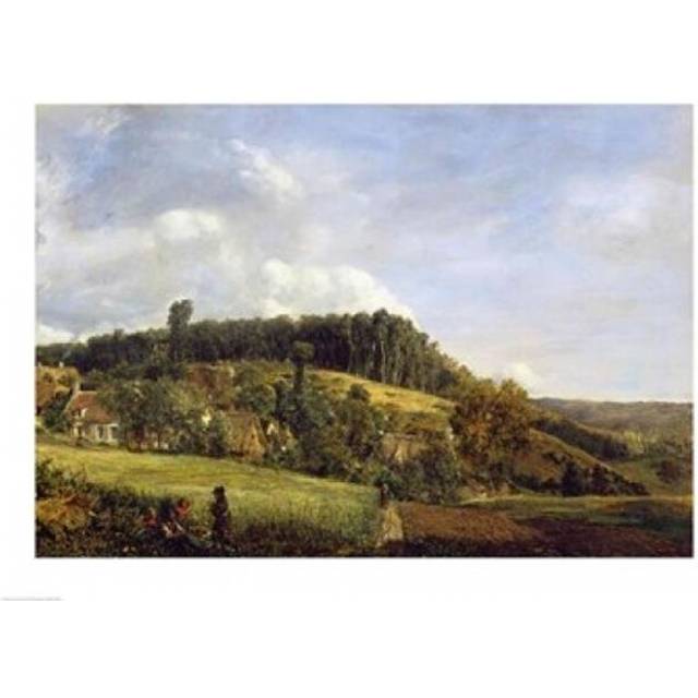Forest Glade Near A Village 1833 Poster Print by Henri Rousseau - 36 x 24 in. - Large