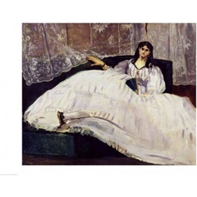Portrait of Jeanne Duval 1862 Poster Print by Edouard Manet - 36 x 24 in. - Large
