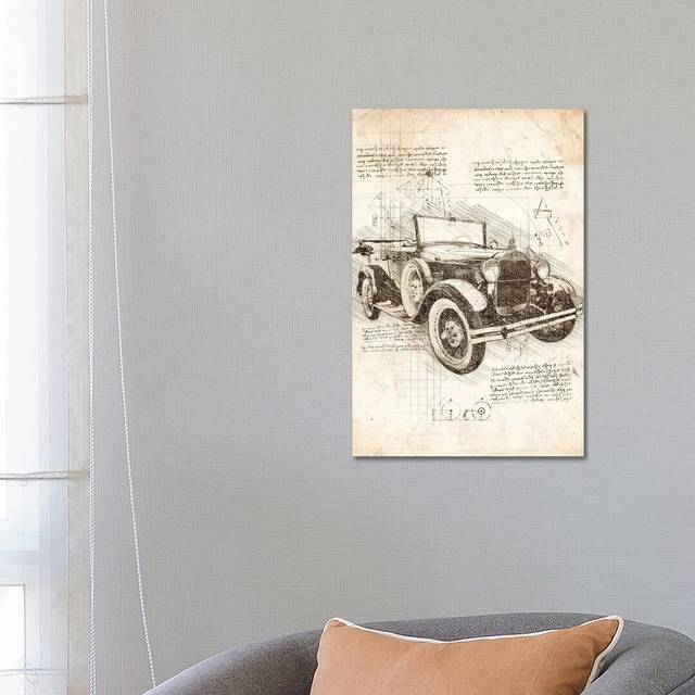 Old Ford Model T by Cornel Vlad - Wrapped Canvas Art Prints (66.04cm H x 45.72cm W)