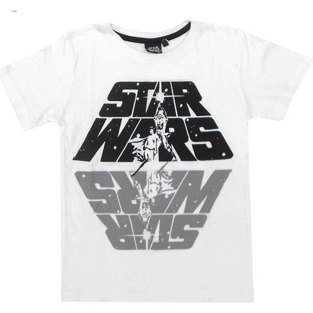 T-shirt  Kortärmad - Star Wars: Vit / 134 - ca 9år