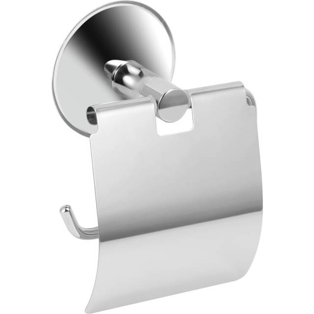 Stainless Steel Toilet paper Holder Heavy Duty Suction Wall Mount Toilet Tissue Paper Holder Bathroom Paper Roll Holder