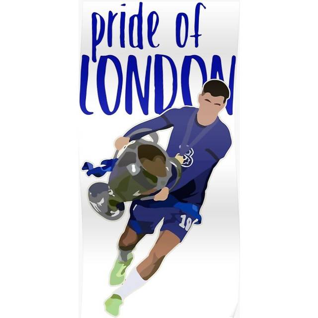 Posters Pride of London Mason Mount 16x20 inch or 20x20 inch Wall Art Soccer Print