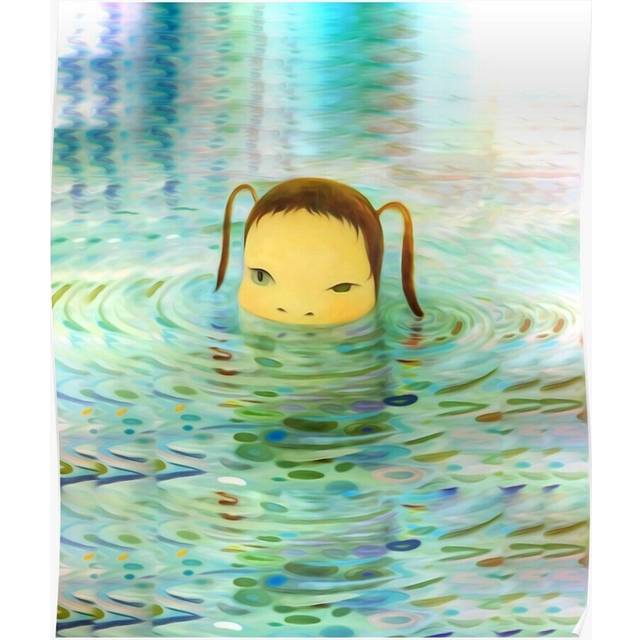 Posters Yoshitomo Nara Pop Art - Wall Art Bathroom Painting Decor Tshirt 16x20 inch or 20x20 inch Wall Art Soccer Print
