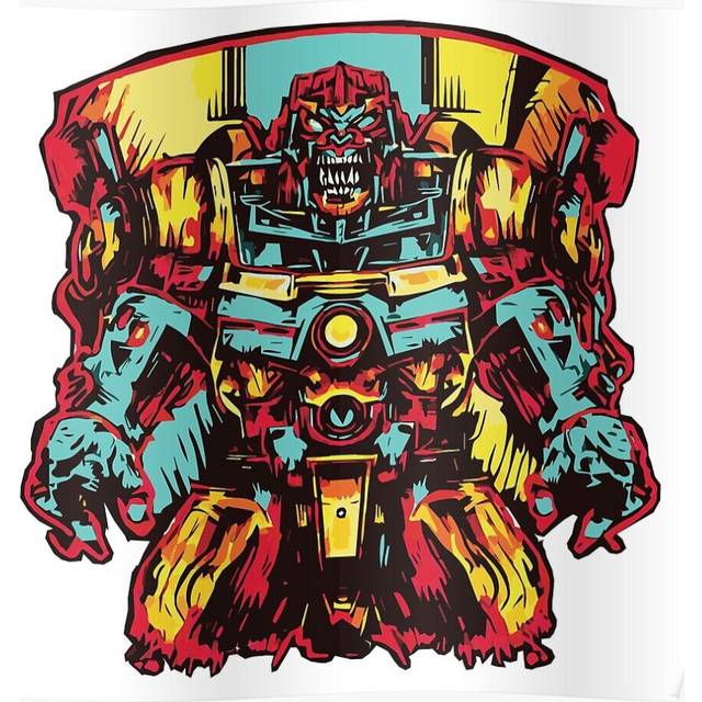 Posters Retro Style 90s Cartoon Comic Hero Robot 16x20 inch or 20x20 inch Wall Art Soccer Print