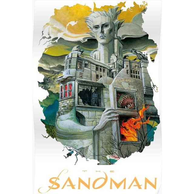 Posters the Sandman house morpheus dream 16x20 inch or 20x20 inch Wall Art Soccer Print
