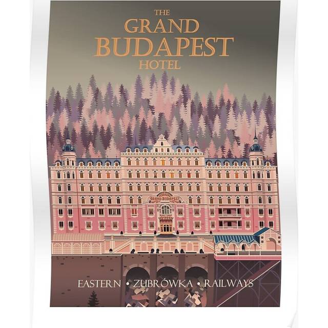 Posters Grand Budapest Hotel Travel 16x20 inch or 20x20 inch Wall Art Soccer Print