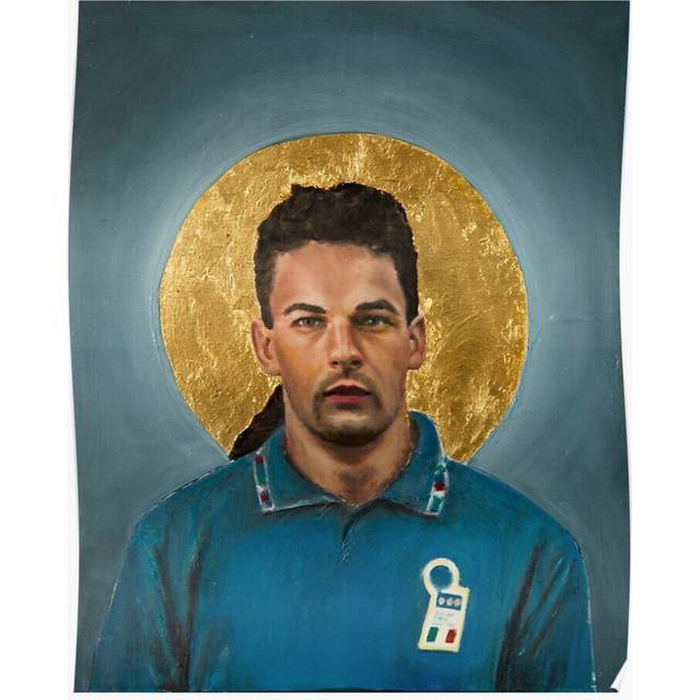 Posters RB10 - Football Icon 16x20 inch or 20x20 inch Wall Art Soccer Print
