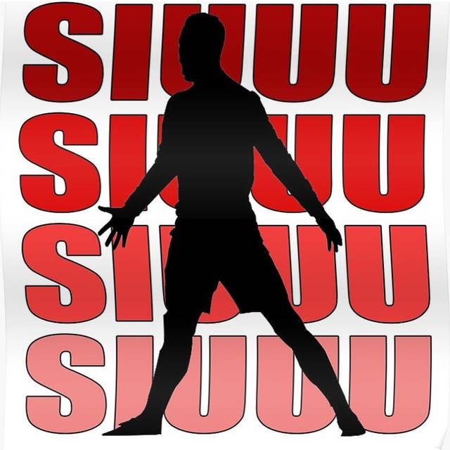 Posters cristiano ronaldo siuuu 16x20 inch or 20x20 inch Wall Art Soccer Print