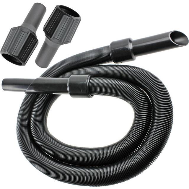 Universal 6m Vacuum Cleaner Extension Pipe Hose Kit 6 Metre Hose + 3 x Adaptors