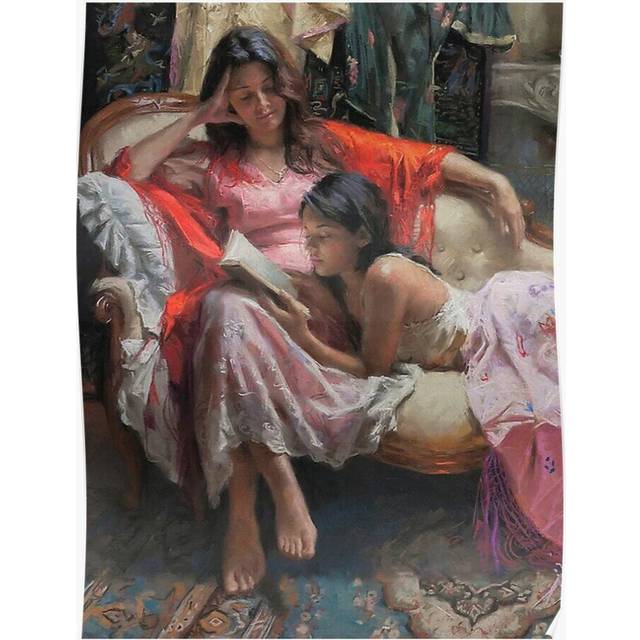 Posters Sapphic Renaissance Painting 16x20 inch or 20x20 inch Wall Art Soccer Print