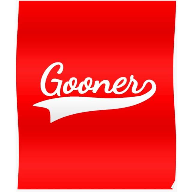 Posters Gooner Retro 16x20 inch or 20x20 inch Wall Art Soccer Print