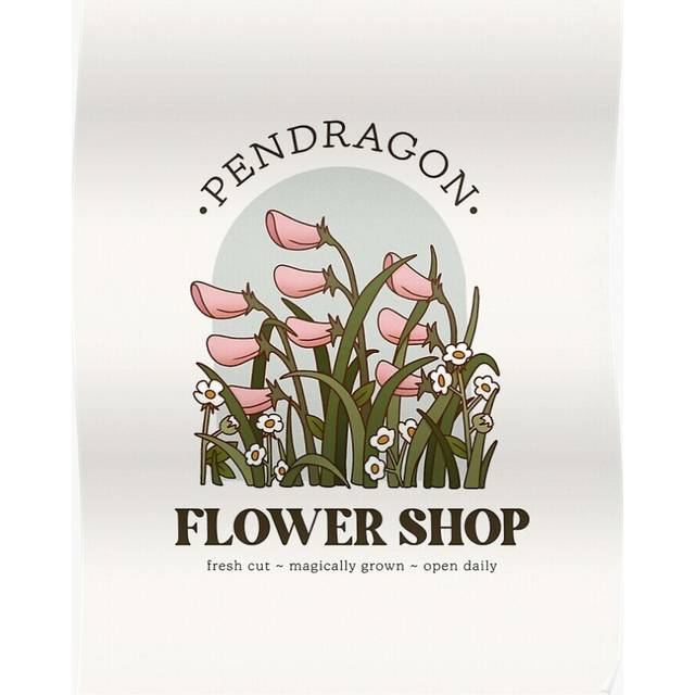 Posters Pendragon Flower Shop - Howl's Moving Castle Inspired Design 16x20 inch or 20x20 inch Wall Art Soccer Print
