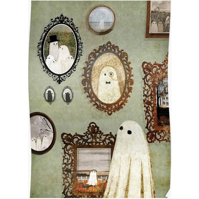 Posters There's A Ghost in the Portrait Gallery 16x20 inch or 20x20 inch Wall Art Soccer Print
