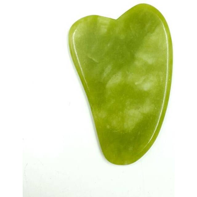(a-Small GuaSha Borad) Multiple Sizes Scraping Natural Green Stone GUASHA Board & Face Jade Roller For Facial Firming Lift SPA Skincare Massage Gua Sh