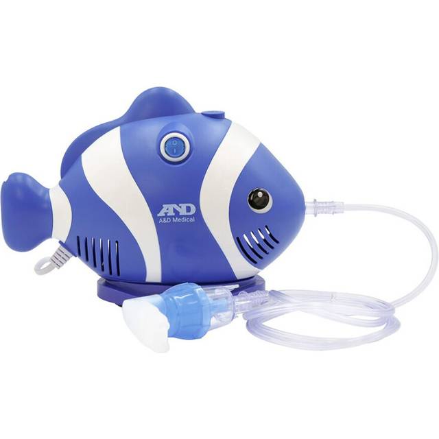 A&D UN-019 Compact Nebuliser Fish Design Compressor Portable Children Inhaler