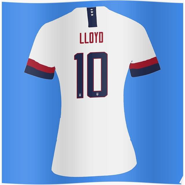 Posters Lloyd USA - #10 Jersey 16x20 inch or 20x20 inch Wall Art Soccer Print