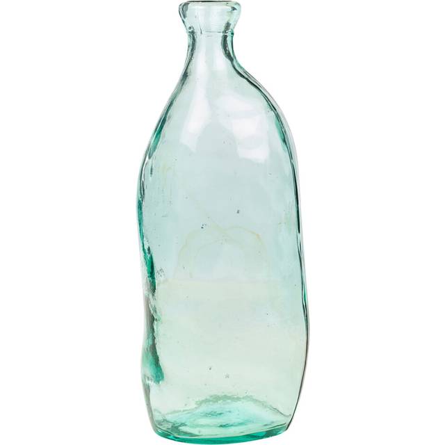 (Clear) 36cm 3.1L Recycled Coloured Glass Lea Flower Vase