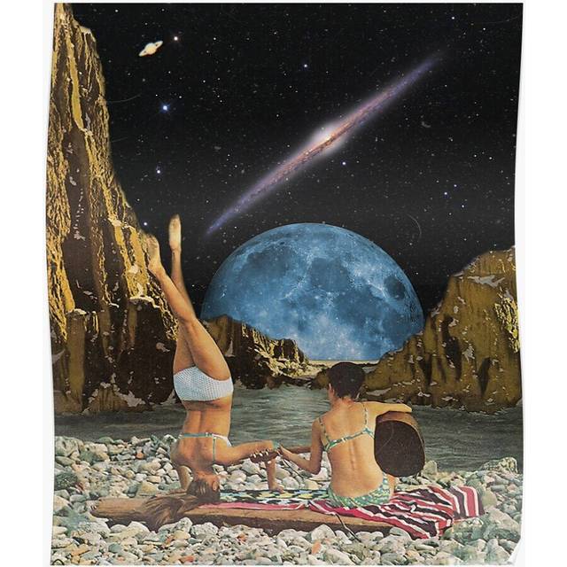 Posters Vintage Collage Art 16x20 inch or 20x20 inch Wall Art Soccer Print