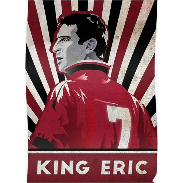 Posters King Eric - Retro 16x20 inch or 20x20 inch Wall Art Soccer Print