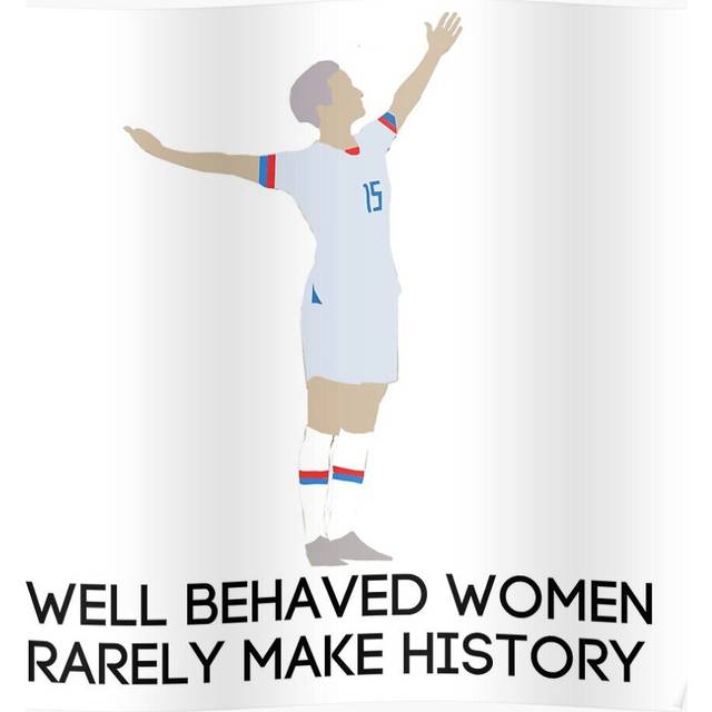Posters Megan Rapinoe Cartoon 16x20 inch or 20x20 inch Wall Art Soccer Print