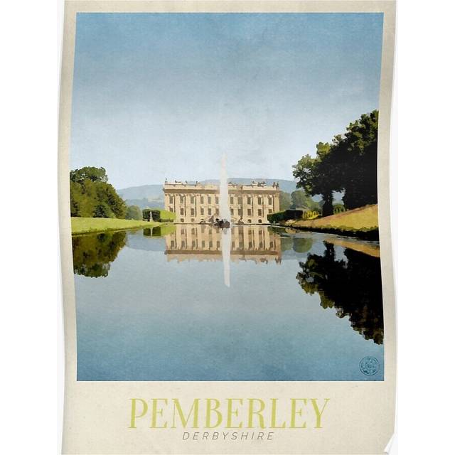 Posters Pemberley Travel 16x20 inch or 20x20 inch Wall Art Soccer Print