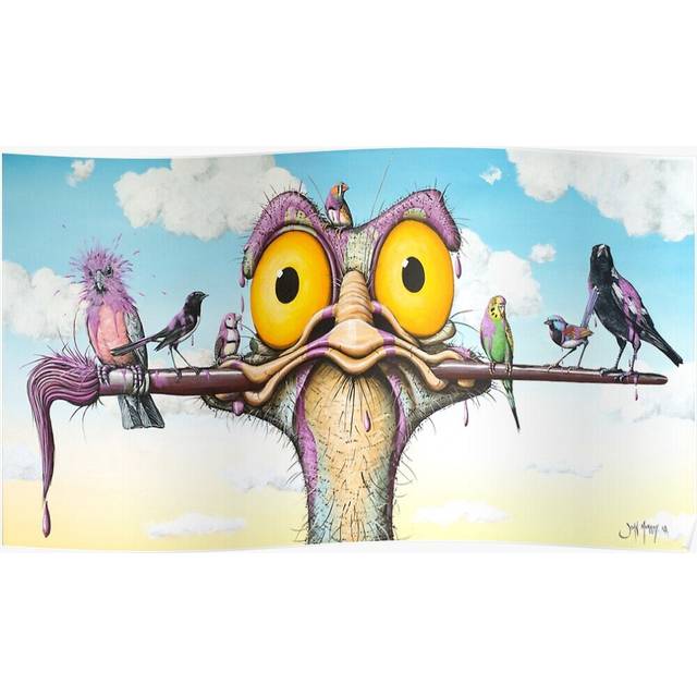 Posters Birds of a Feather 16x20 inch or 20x20 inch Wall Art Soccer Print