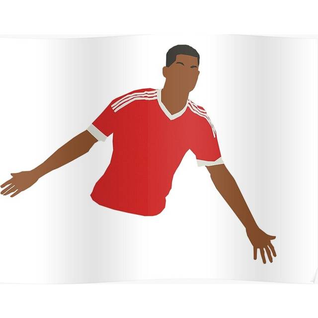 Posters Rashford Vs City 16x20 inch or 20x20 inch Wall Art Soccer Print