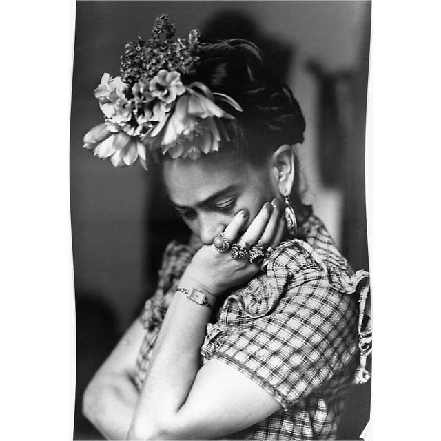 Posters Frida Kahlo 16x20 inch or 20x20 inch Wall Art Soccer Print