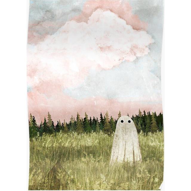 Posters Cotton candy skies 16x20 inch or 20x20 inch Wall Art Soccer Print