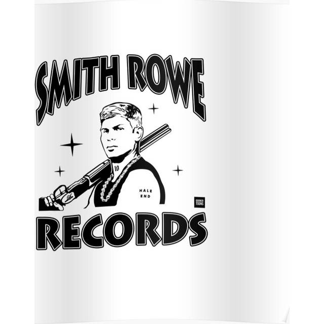 Posters Smith Rowe Records Original 16x20 inch or 20x20 inch Wall Art Soccer Print
