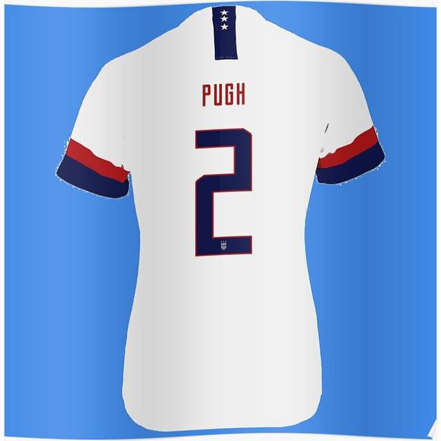 Posters Mallory Pugh USA - #2 Jersey 16x20 inch or 20x20 inch Wall Art Soccer Print