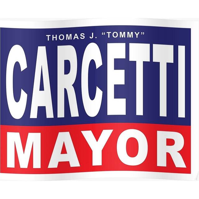Posters Carcetti for Mayor 16x20 inch or 20x20 inch Wall Art Soccer Print