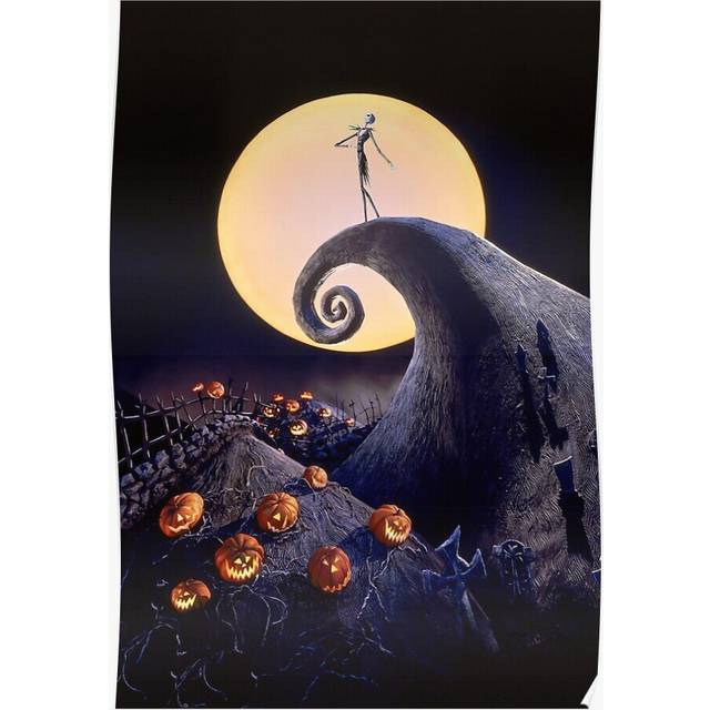 Posters The Nightmare Before Christmas 16x20 inch or 20x20 inch Wall Art Soccer Print