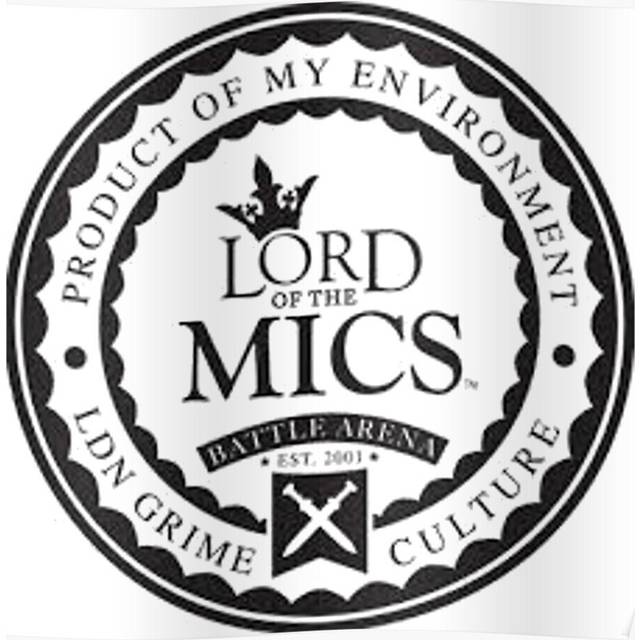 Posters Lord of the mics - black logo 16x20 inch or 20x20 inch Wall Art Soccer Print