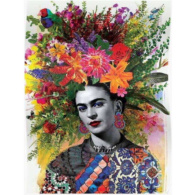 Posters Frida Kahlo Art 16x20 inch or 20x20 inch Wall Art Soccer Print