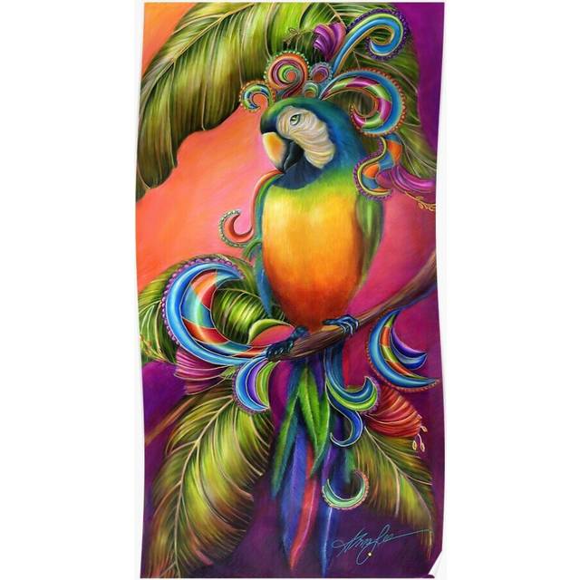 Posters Paradise Paisley Parrot 16x20 inch or 20x20 inch Wall Art Soccer Print
