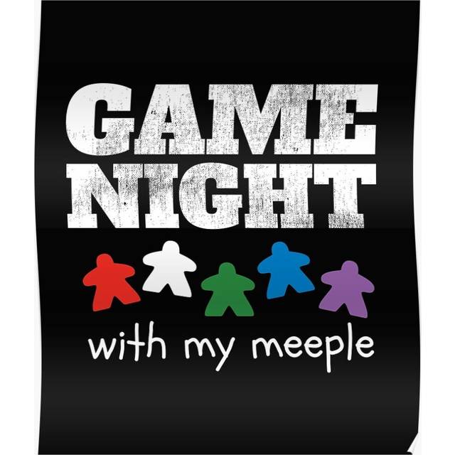 Posters Board Game Night Family Friends 16x20 inch or 20x20 inch Wall Art Soccer Print