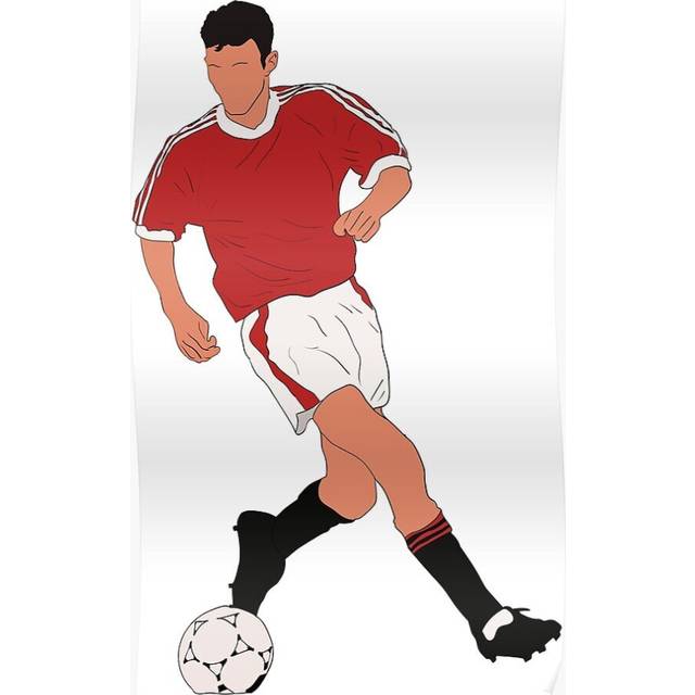 Posters Ryan Giggs MUFC 16x20 inch or 20x20 inch Wall Art Soccer Print