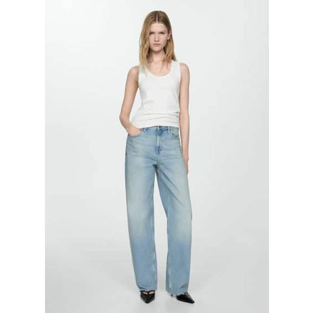 Light Vintage Blue Mid-Rise Straight Jeans (12)