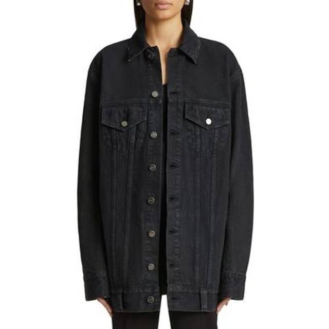 KHAITE Black 'The Ross' Denim Jacket - 091 PRESCOTT - XL