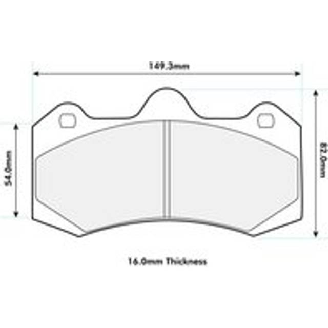 Ferodo DS2500 Brake Pads To Fit AP Racing CP7040 Caliper