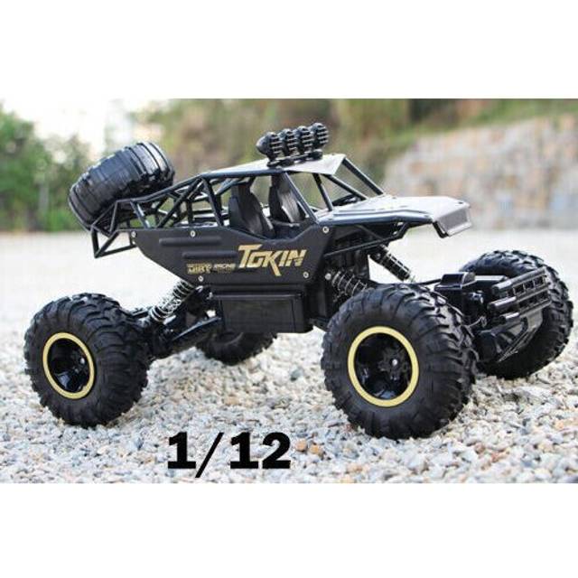 (  Black,   28cm(1:16)) Large Remote Control RC Cars Big Wheel Car Monster Truck 4WD Kid Toy Electric