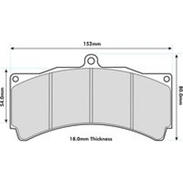 Ferodo DS1.11 Brake Pads To Fit AP Racing CP5555/CP5060 Calipers - Set of 4 Pads