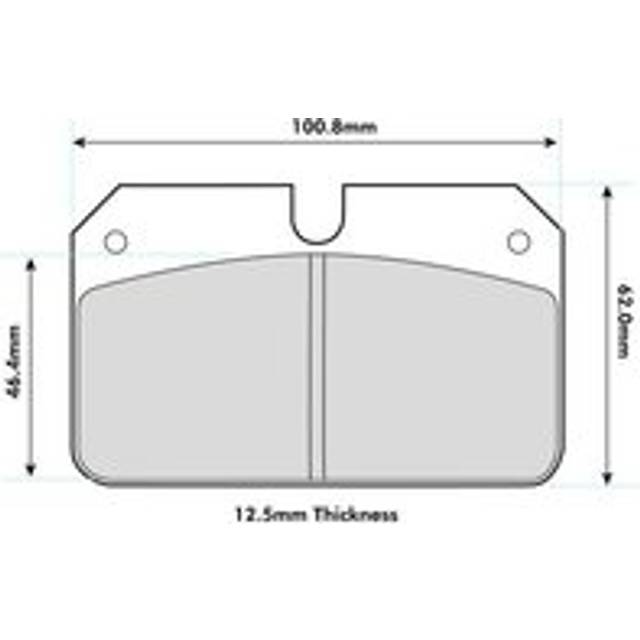 Ferodo DS3000 Brake Pads To Fit Wilwood Dynalite Bridgebolt Calipers